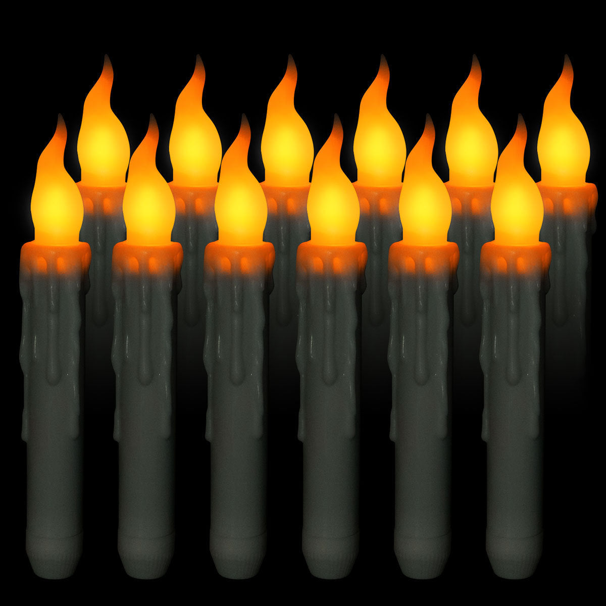Colorful LED Wax Halloween Christmas Candle Light