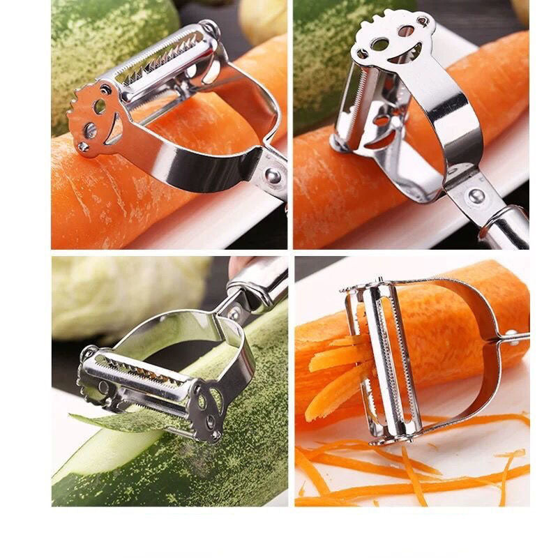 Easy Grip Kitchen Peeler Scraper Grater Set