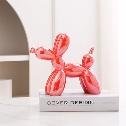 Fun Ceramic Dog Figurine Home Decor Ornament