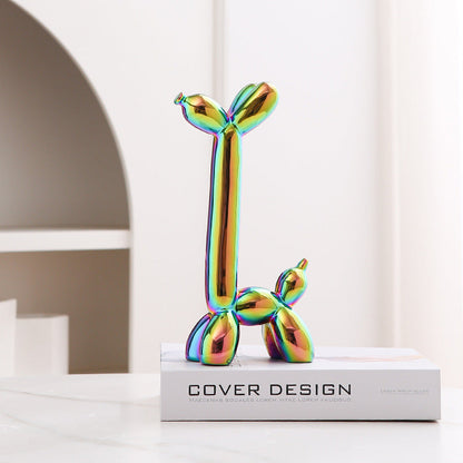 Fun Ceramic Dog Figurine Home Decor Ornament