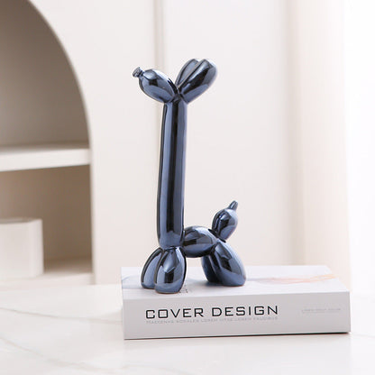 Fun Ceramic Dog Figurine Home Decor Ornament