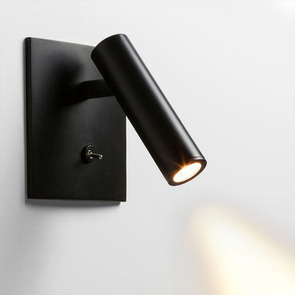 Simple Bedroom Bedside Wall Light with Switch - Fesara