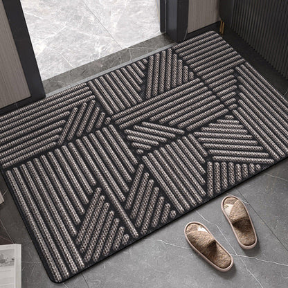 Stylish Entrance Door Mat Anti Slip Dirt Trapper