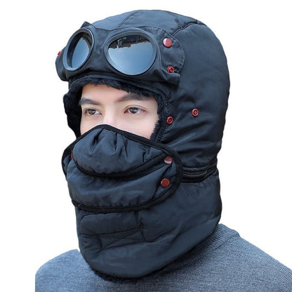 Warm Fleece Cycling Beanie Hat for Cold Weather