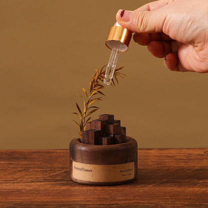 Natural Wooden Essential Oil Diffuser for Home Car