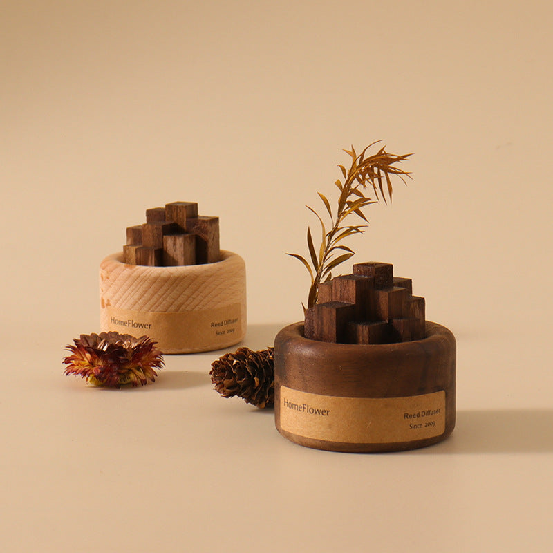 Natural Wooden Essential Oil Diffuser for Home Car