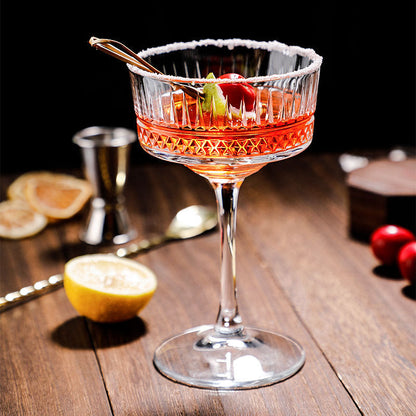 Luxury Handcrafted Crystal Martini Glass