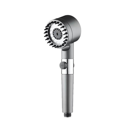 Powerful 6-Spray Shower Head with Massage Jets