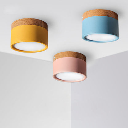 Recessed Wood Grain LED Downlight 12W Adjustable - Fesara