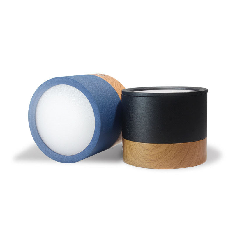 Recessed Wood Grain LED Downlight 12W Adjustable