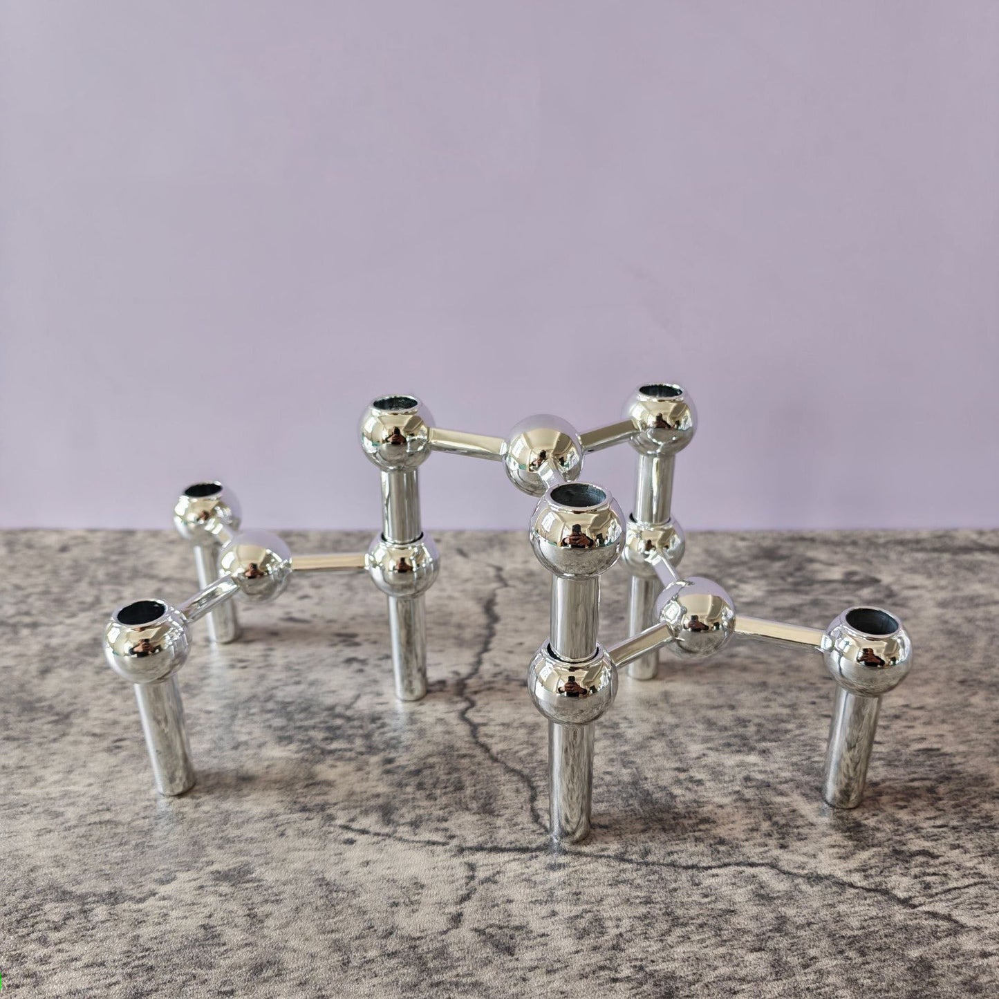 Unique Metal Candle Holder Decorative Centerpiece
