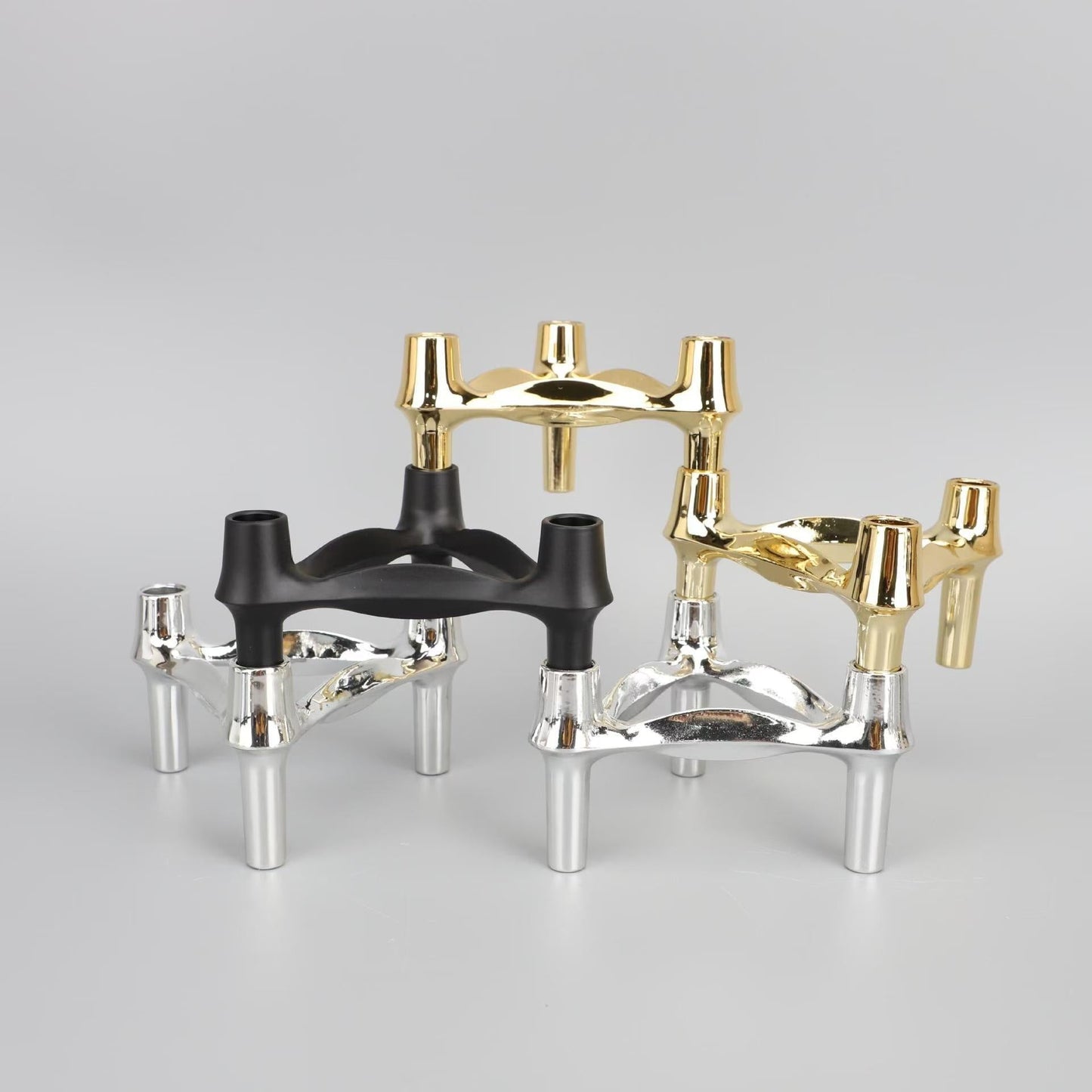 Unique Metal Candle Holder Decorative Centerpiece