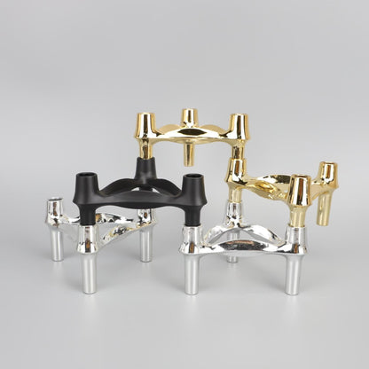 Unique Metal Candle Holder Decorative Centerpiece