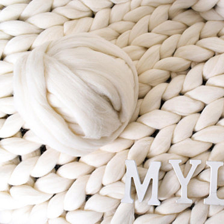 Cozy Handmade Knit Throw Blanket