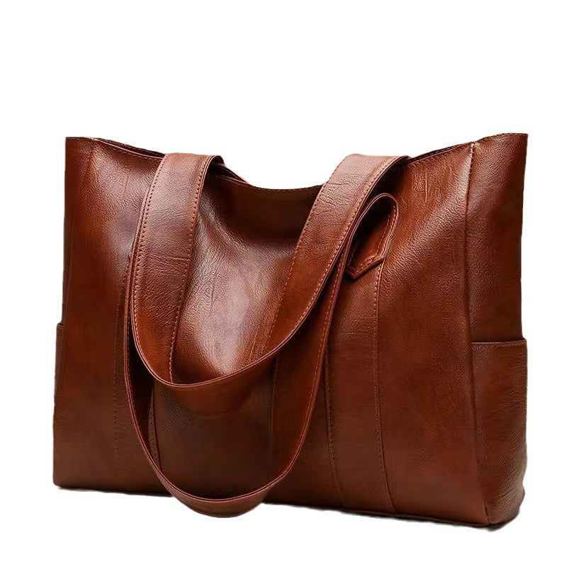 Luxury Ladies Genuine Leather Tote Bag