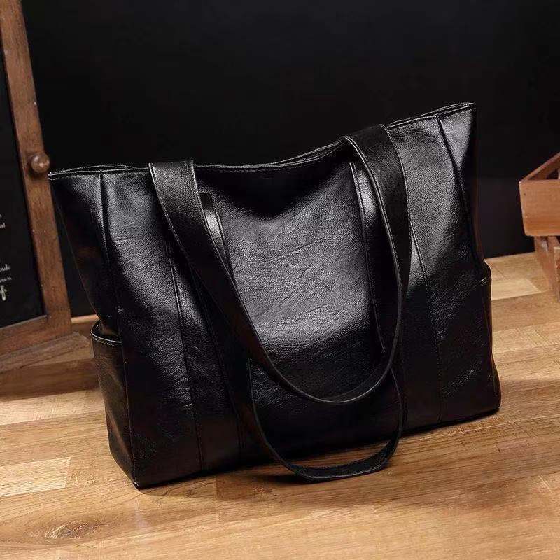 Luxury Ladies Genuine Leather Tote Bag - Fesara