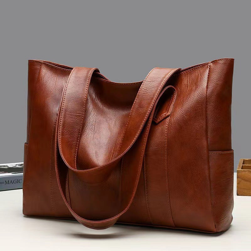 Luxury Ladies Genuine Leather Tote Bag