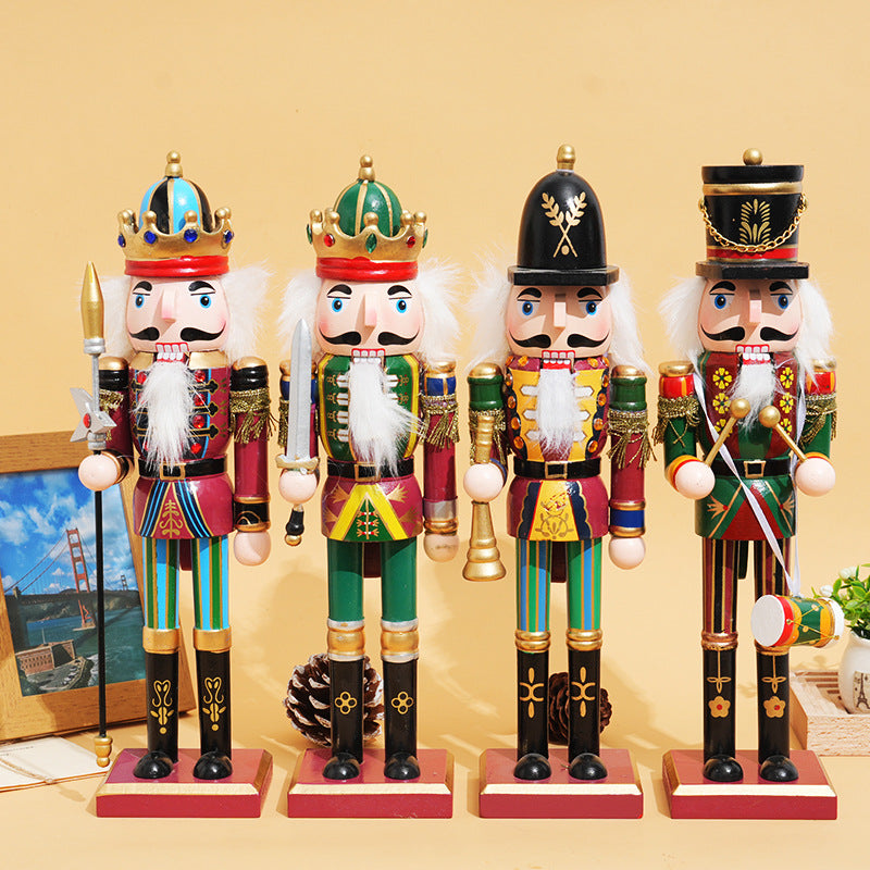 Traditional Handcrafted Wooden Nutcracker Figure - Fesara