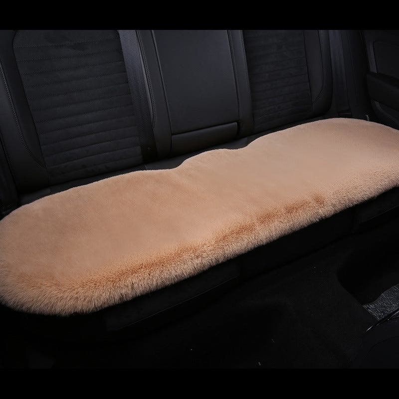 Cozy Short Rabbit Plush Car Seat Pad