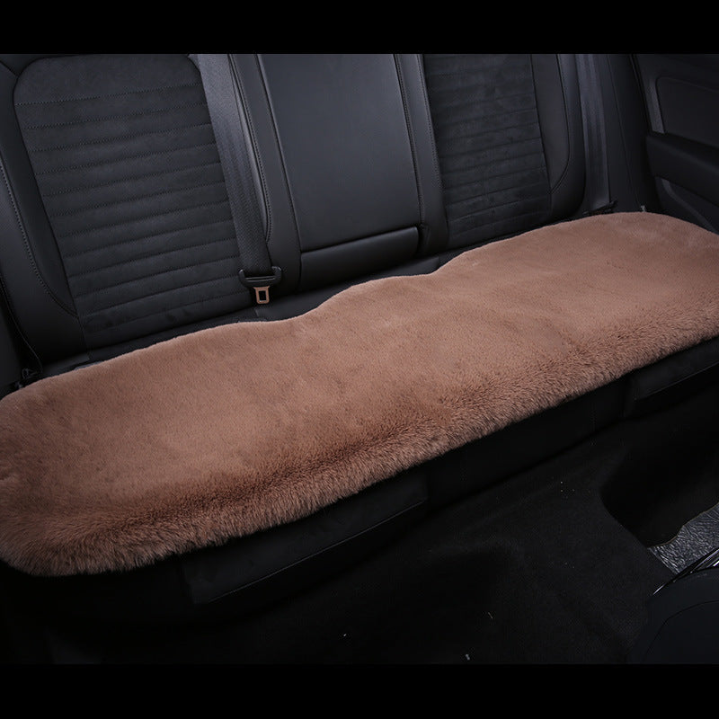 Cozy Short Rabbit Plush Car Seat Pad