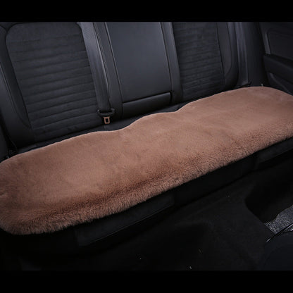 Cozy Short Rabbit Plush Car Seat Pad