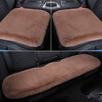 Cozy Short Rabbit Plush Car Seat Pad