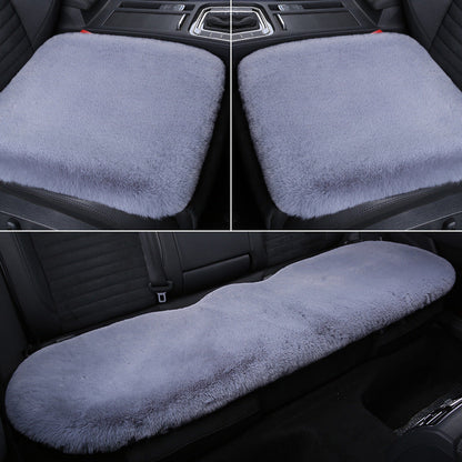 Cozy Short Rabbit Plush Car Seat Pad