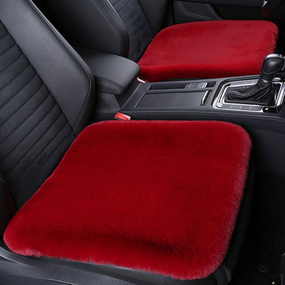 Cozy Short Rabbit Plush Car Seat Pad