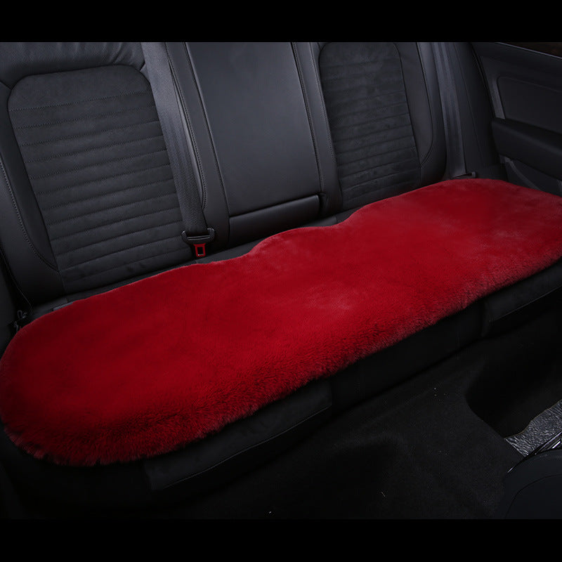 Cozy Short Rabbit Plush Car Seat Pad
