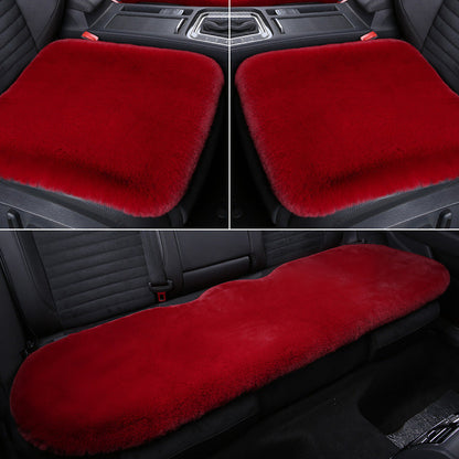 Cozy Short Rabbit Plush Car Seat Pad
