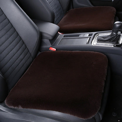 Cozy Short Rabbit Plush Car Seat Pad