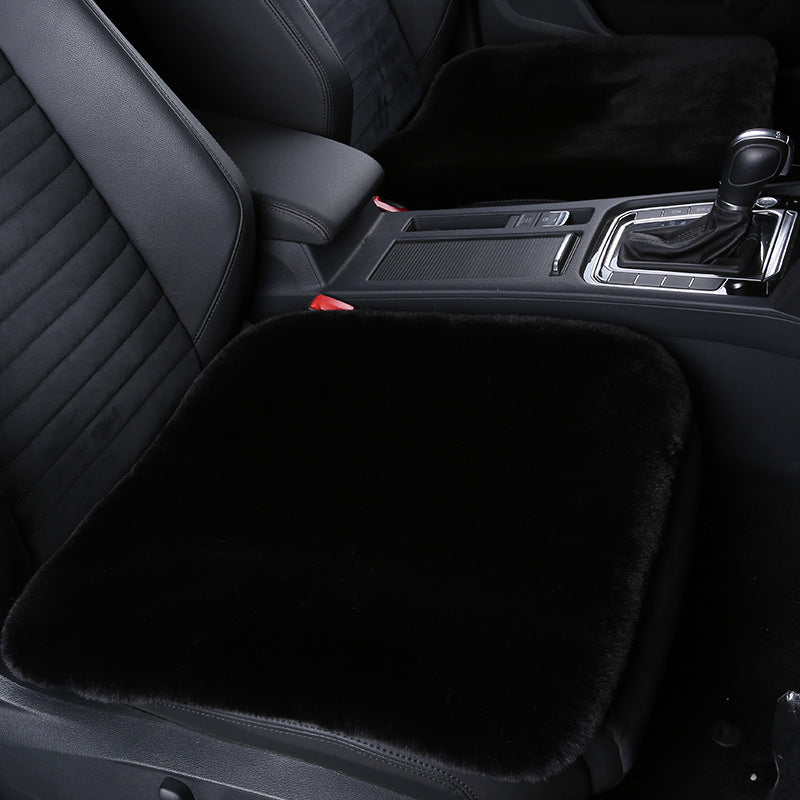 Cozy Short Rabbit Plush Car Seat Pad
