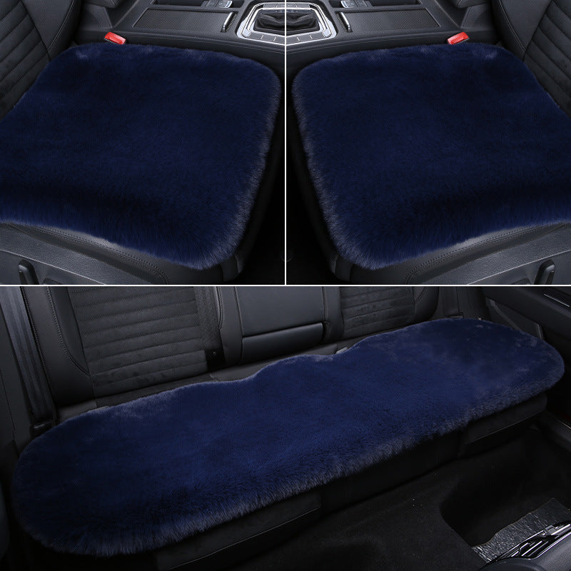 Cozy Short Rabbit Plush Car Seat Pad