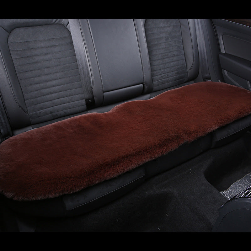 Cozy Short Rabbit Plush Car Seat Pad