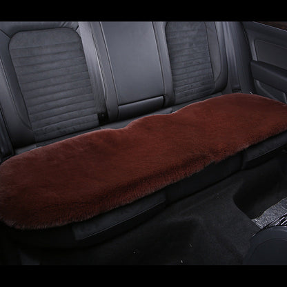 Cozy Short Rabbit Plush Car Seat Pad