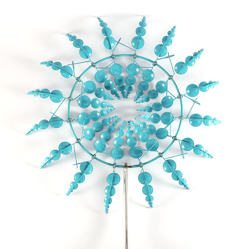 Outdoor Metal Geometric Wind Chime Decor