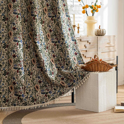 Rustic Farmhouse Style Window Curtain