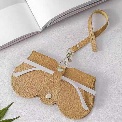 Stylish Leather Glasses Pouch for Travel