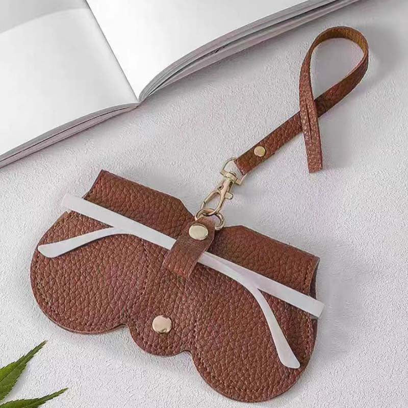 Stylish Leather Glasses Pouch for Travel