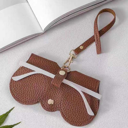 Luxury Leather Glasses Case Pouch
