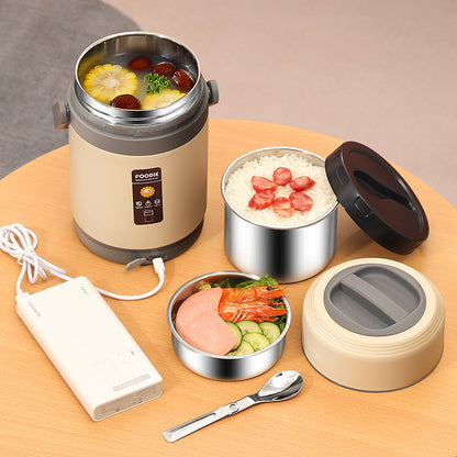 Insulated USB Heated Lunch Box for Office Use