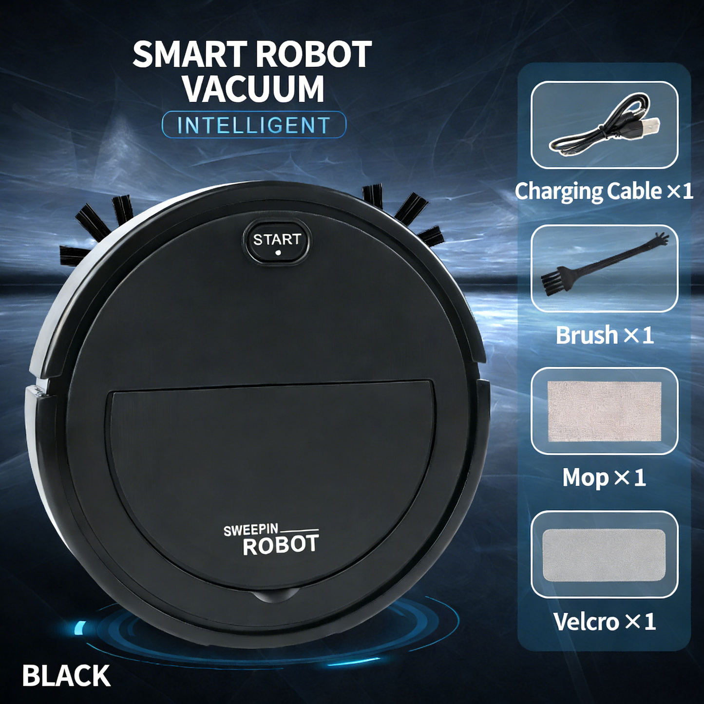 Smart Automatic Vacuum Mop Cleaner