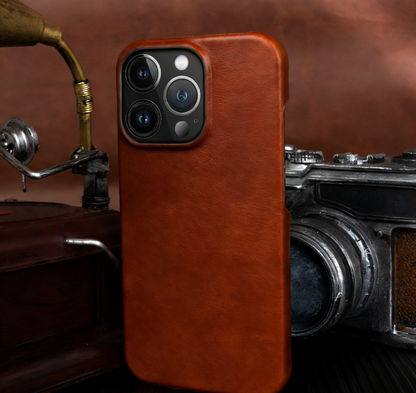 Luxury Real Leather iPhone Case
