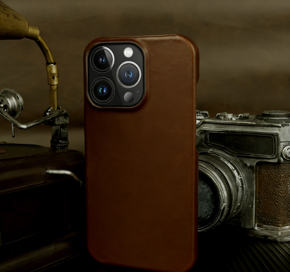 Luxury Real Leather iPhone Case