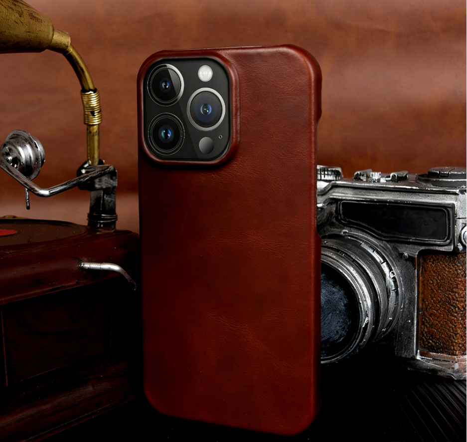 Luxury Real Leather iPhone Case