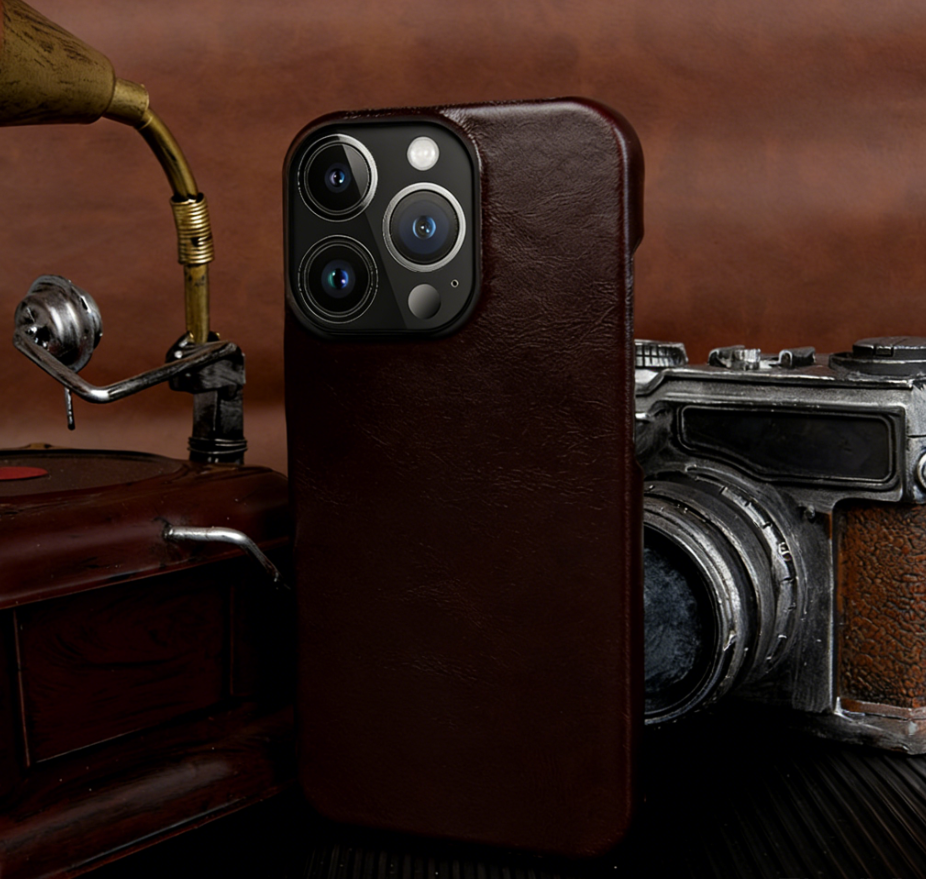 Luxury Real Leather iPhone Case