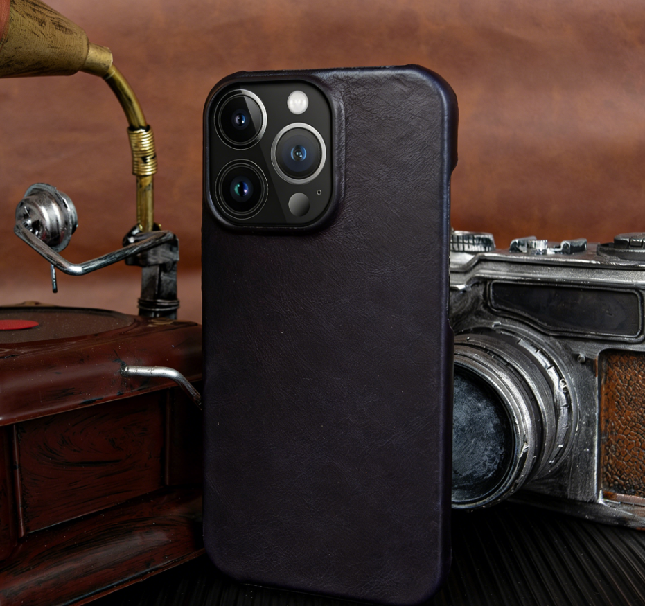 Luxury Real Leather iPhone Case