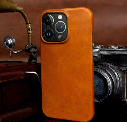 Luxury Real Leather iPhone Case