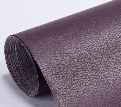 Stylish Lychee Print Sticky Faux Leather Sticker