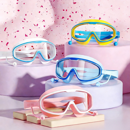 Kids Waterproof Swim Goggles 2 Pack Anti Fog Pool - Fesara